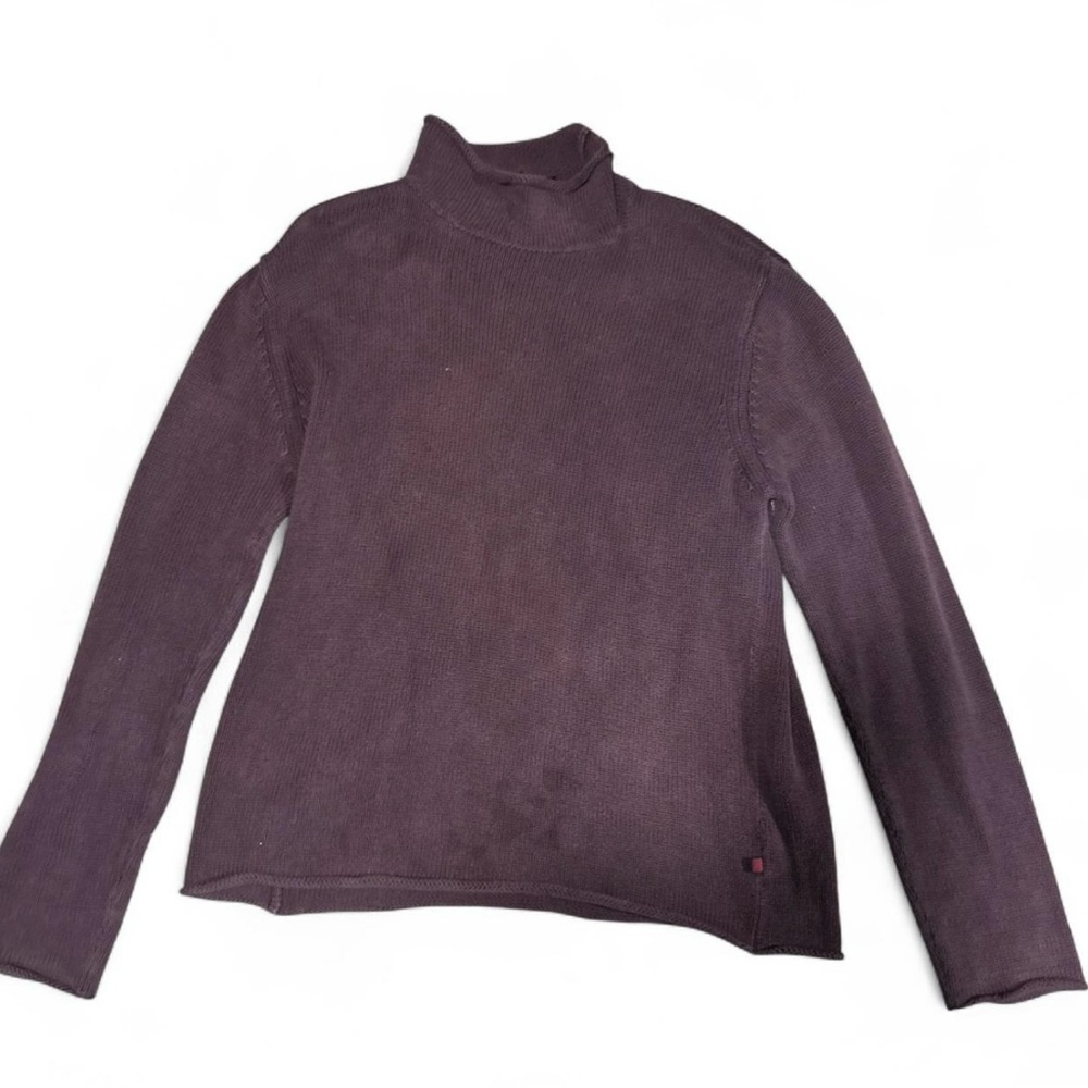 Dark Brown DKNY Mockneck Sweater
